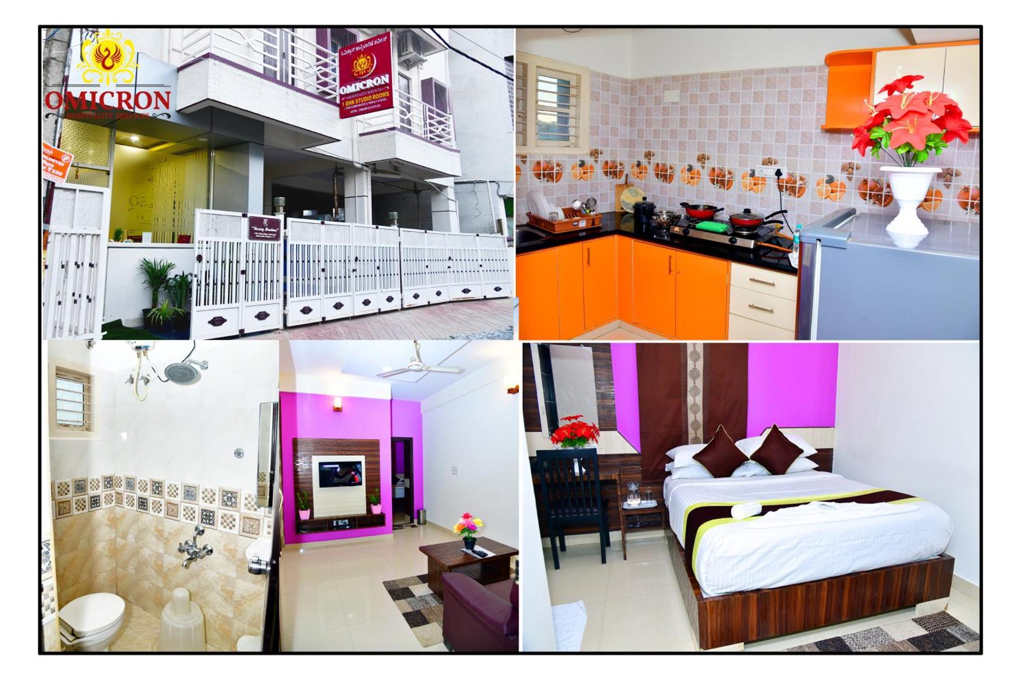 Hotel Omicron 1 Bhk Studio Room Bengaluru Kültér fotó