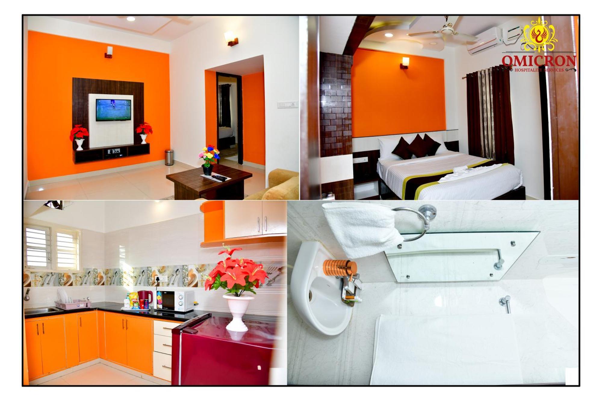 Hotel Omicron 1 Bhk Studio Room Bengaluru Kültér fotó